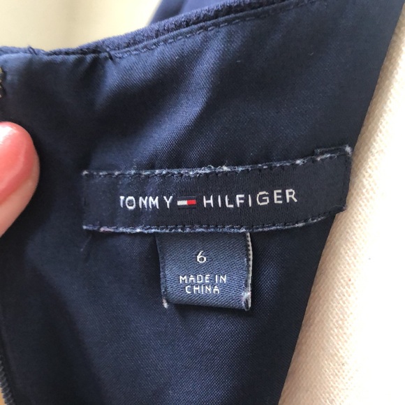Tommy Hilfiger Navy and White Dress - Picture 4 of 4